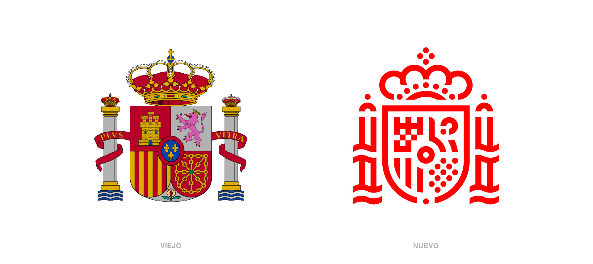 Rediseño escudo gobierno españa